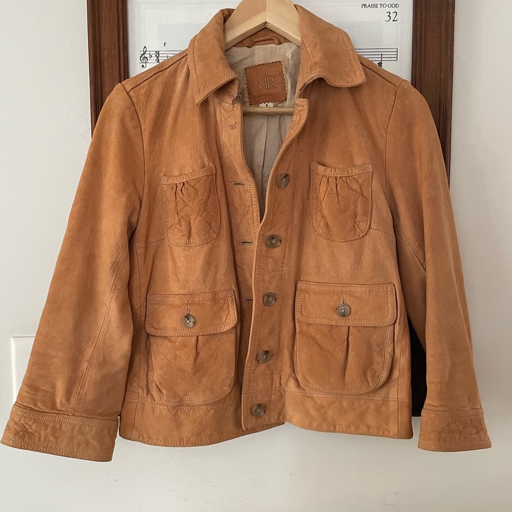 Vintage Genuine Leather Banana Republic Jacket